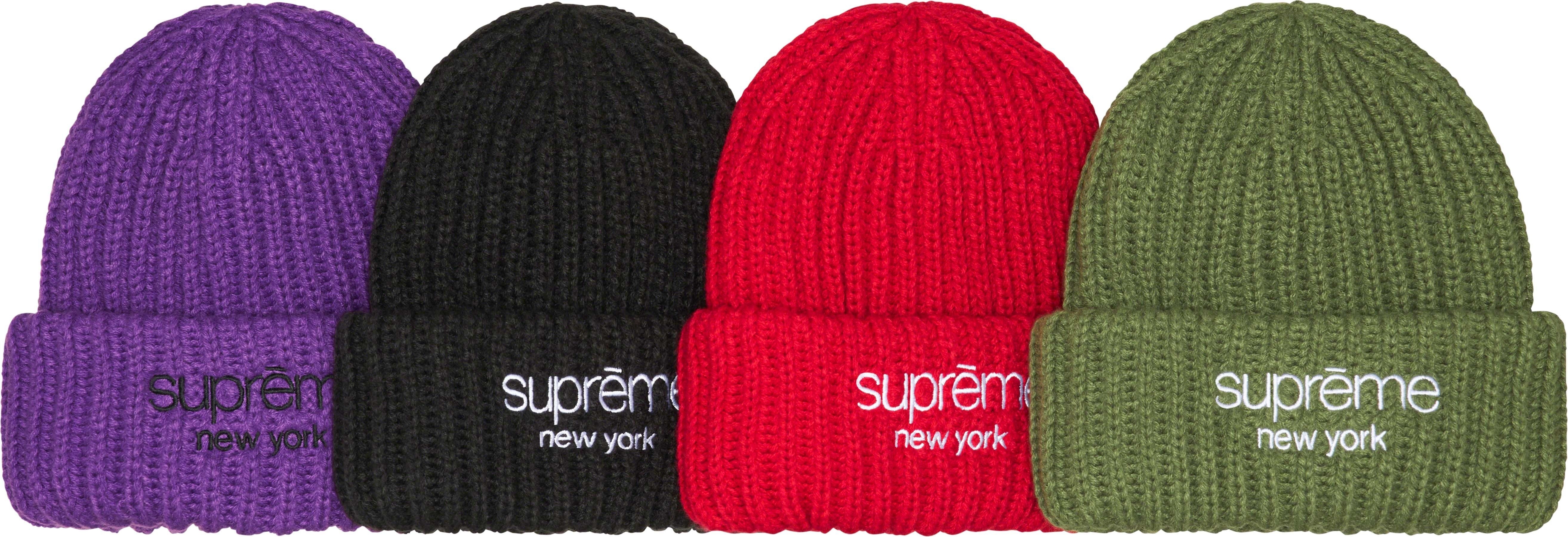 Classic Logo Chunky Ribbed Beanie